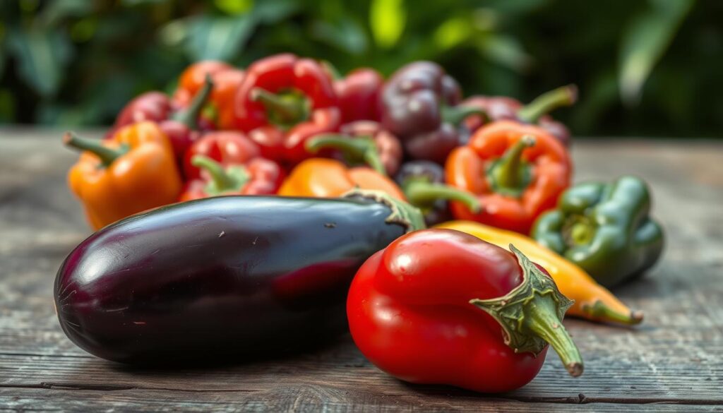 Eggplants and Peppers Botanical Curiosities