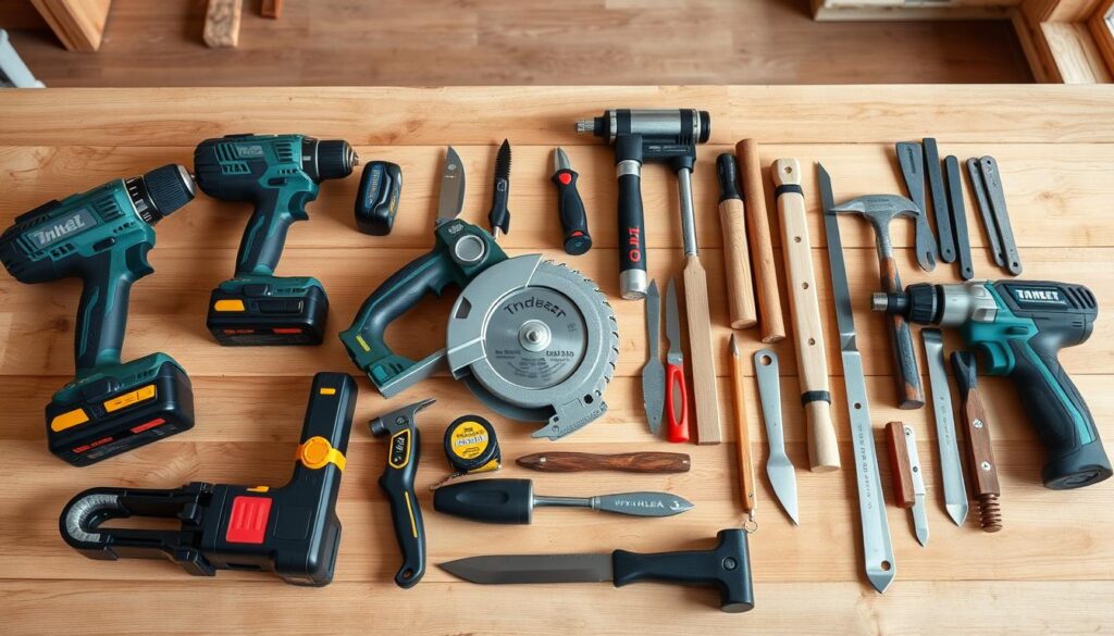 Modern Tiny Home Construction Tools