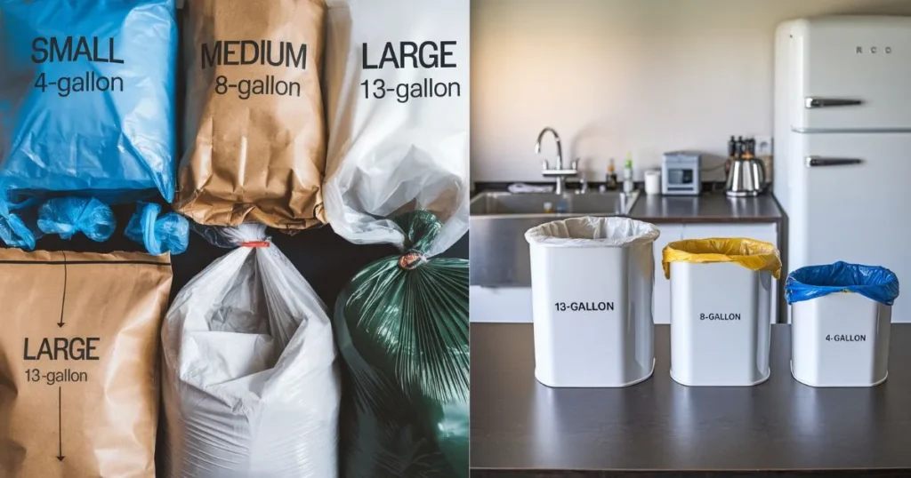 Kitchen Garbage Bag Size